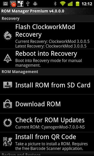 ROM Manager ROM Manager