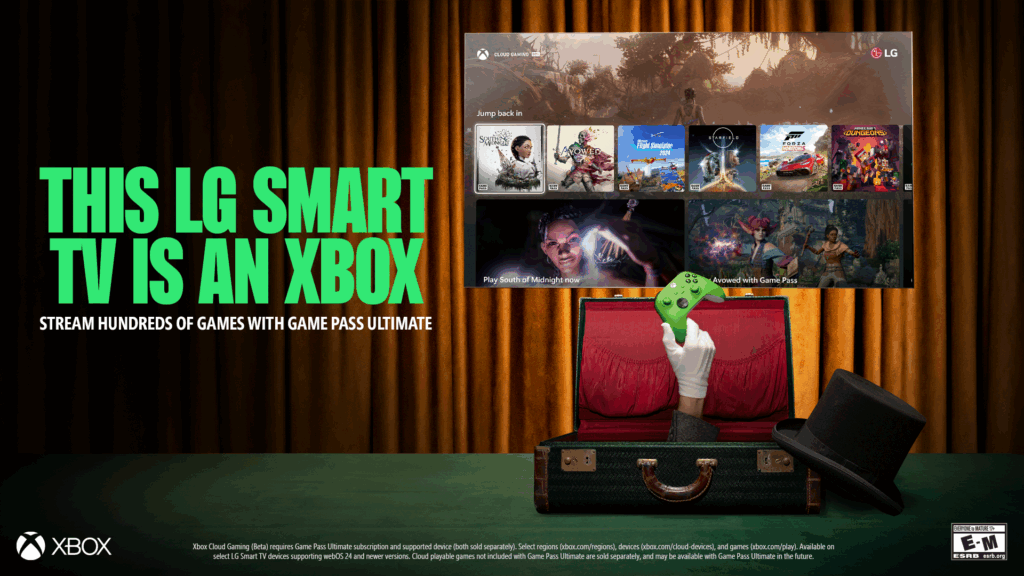 Xbox Cloud Gaming Comes to LG Smart TVs — No Console Required