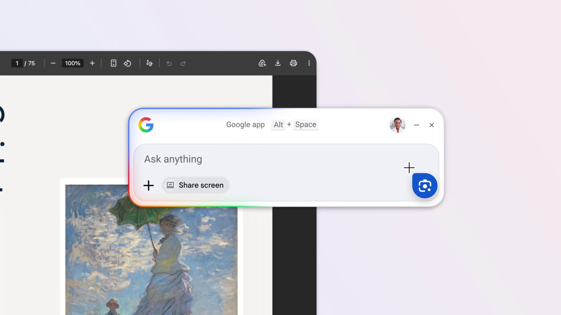 Google Brings Spotlight Style Search Bar to Windows